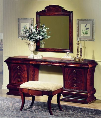 verona walnut dressing table